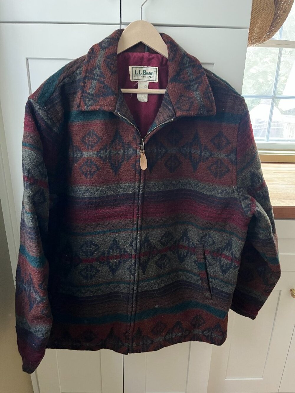 Vintage L.L.Bean Aztec Southwest Wool Jacket – Men's Large
